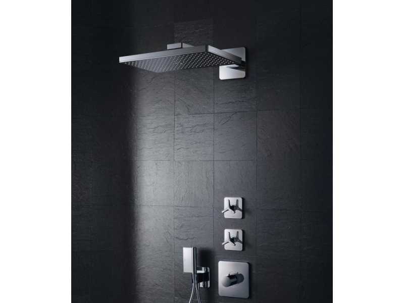 Купить Верхний душ Axor ShowerSolutions 35274000, 46 х 27 см, 1 режим струи, с держателем