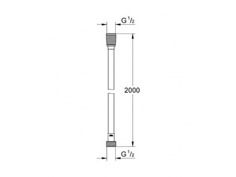 Купить Душевой шланг Grohe Relexa Plus Silverflex 27137000, 200 см, 1/2-1/2