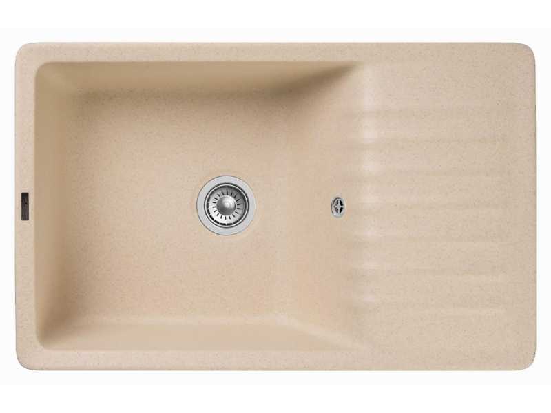 Купить Кухонная мойка GranFest Quarz Z 72, 75.2 x 47.5 см, бежевый