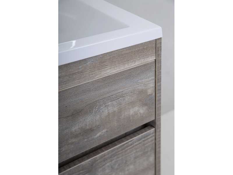 Купить Тумба под раковину Art&Max Family-1000-2C-SO-PE, 100 x 48 x 55 см подвесная, бежево-серый (Pino Esotica)