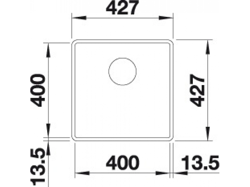 Купить Мойка Blanco Subline 400-F 523496 алюметаллик