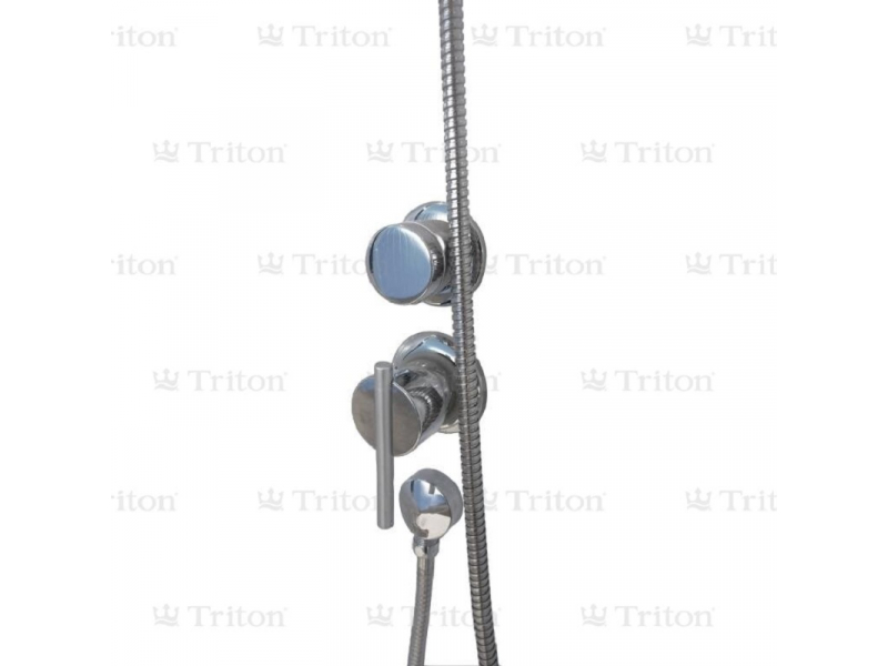 Купить Душевая кабина Triton Стандарт Лён А 100 x 100 см, четверть круга, задние стенки белые, стекло лён, низкий поддон, сифон, ДН4, Щ0000041038