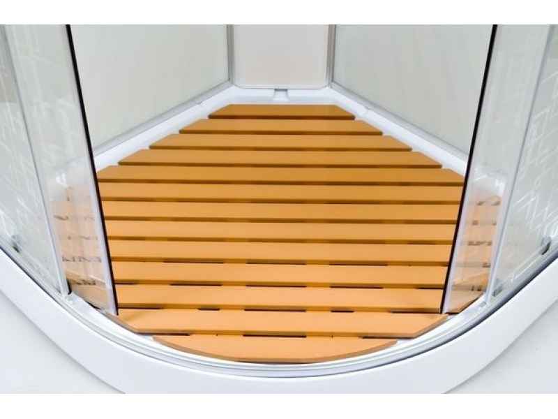 Купить Душевая кабина Deto Em EM1580 гм, 80 x 80 см, с крышей, с гидромассажем