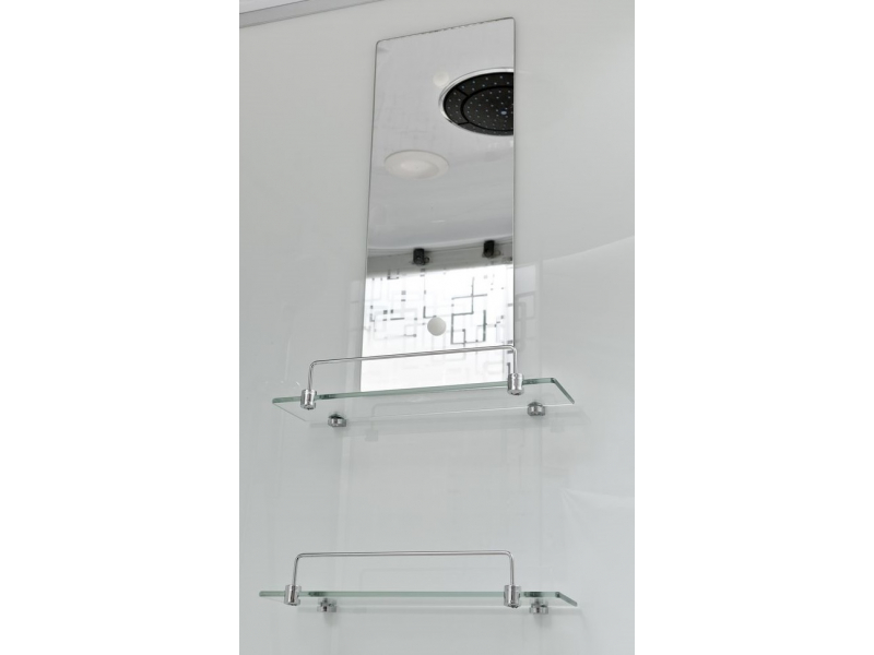 Купить Душевая кабина Deto Em EM1580 гм, 80 x 80 см, с крышей, с гидромассажем