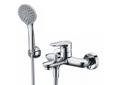 Смеситель для ванны и душа WasserKRAFT 5601 с гарнитуром, хром