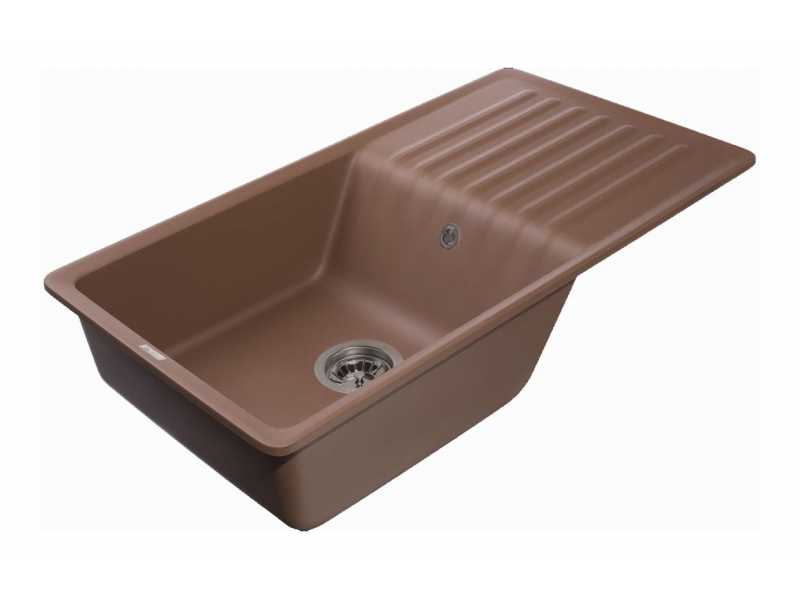 Купить Кухонная мойка GranFest Quarz Z 73, 85 x 47.5 см, терракот