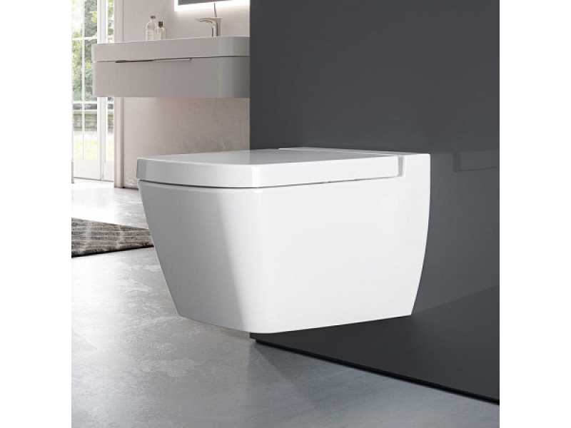 Купить Инсталляция для унитаза TECE Base K440921.WC2 с безободковым унитазом TECEone с кнопкой смыва TECEloop, хром глянцевый