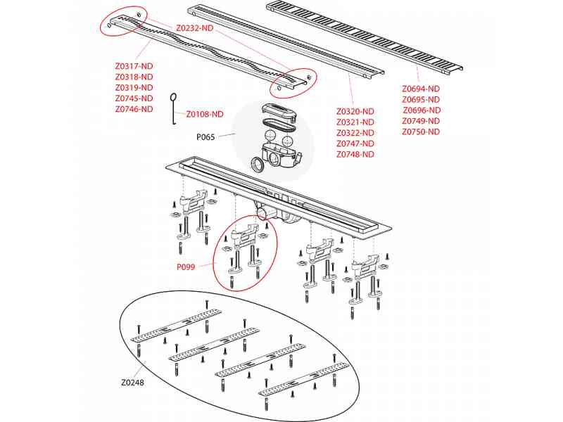 Купить Душевой лоток AlcaPlast APZ8-650 M Simple