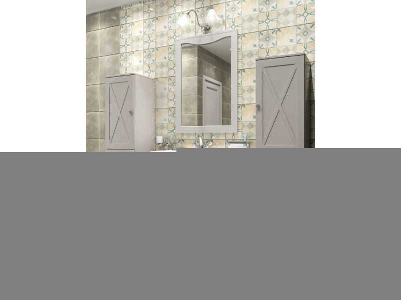 Купить Тумба под раковину Caprigo Aspetto Torino 34612 75 см, 1 ящик, цвет TP-810 графит