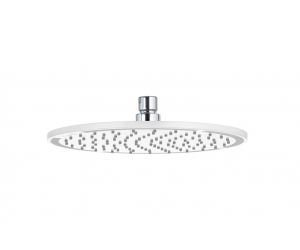 Верхний душ Kludi A-Qa 6432591-00, 25х25 см круглый, плоский 8 мм, 1 режим струи, без держателя, цвет белый