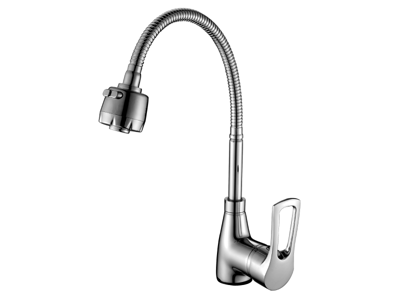 Купить Смеситель для кухни Rossinka T40-26 с гибким изливом