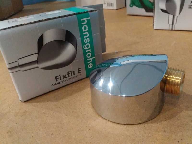 Купить Шланговое подсоединение Hansgrohe FixFit E, хром, 27454000