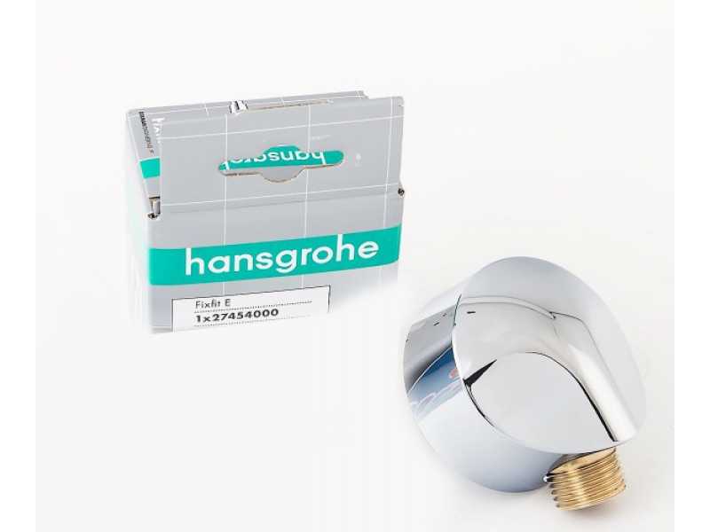Купить Шланговое подсоединение Hansgrohe FixFit E, хром, 27454000