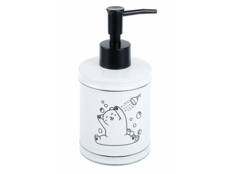 Купить Дозатор Fixsen Teddy черный, белый, FX-600-1