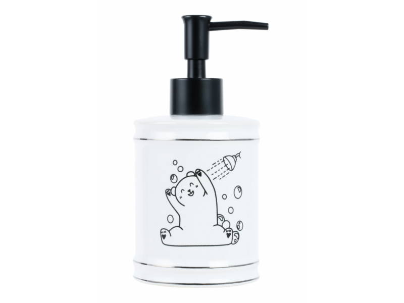 Купить Дозатор Fixsen Teddy черный, белый, FX-600-1