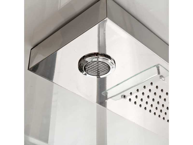 Купить Душевая кабина Deto Z Z122 Espoo 120 x 90 x 220 см с подсветкой, с паром, хром