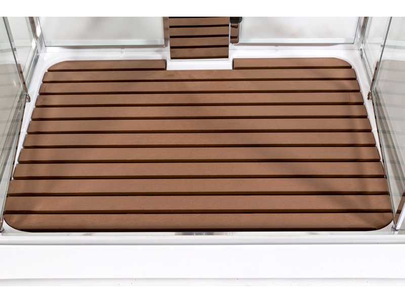 Купить Душевая кабина Deto Z Z122 Espoo 120 x 90 x 220 см с подсветкой, с паром, хром