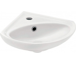 Раковина Santek Ирис-36 1WH110514, угловая, подвесная, цвет белый