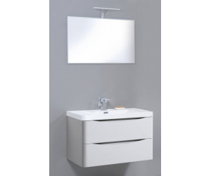 Тумба под раковину BelBagno, цвет белый глянцевый, Bianco Lucido, ANCONA-N-900-2C-SO-BL