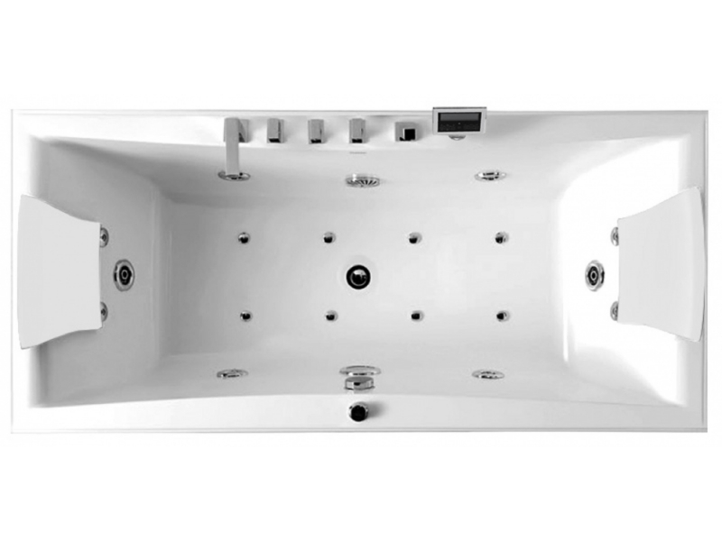 Купить Ванна гидромассажная акриловая Gemy G9076 K, 177 х 81 см