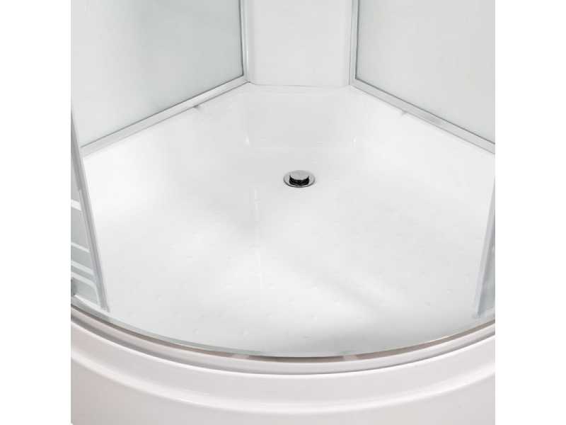 Купить Душевая кабина Deto Em EM2790 N 90 x 90 см, без крыши, Led-подсветка