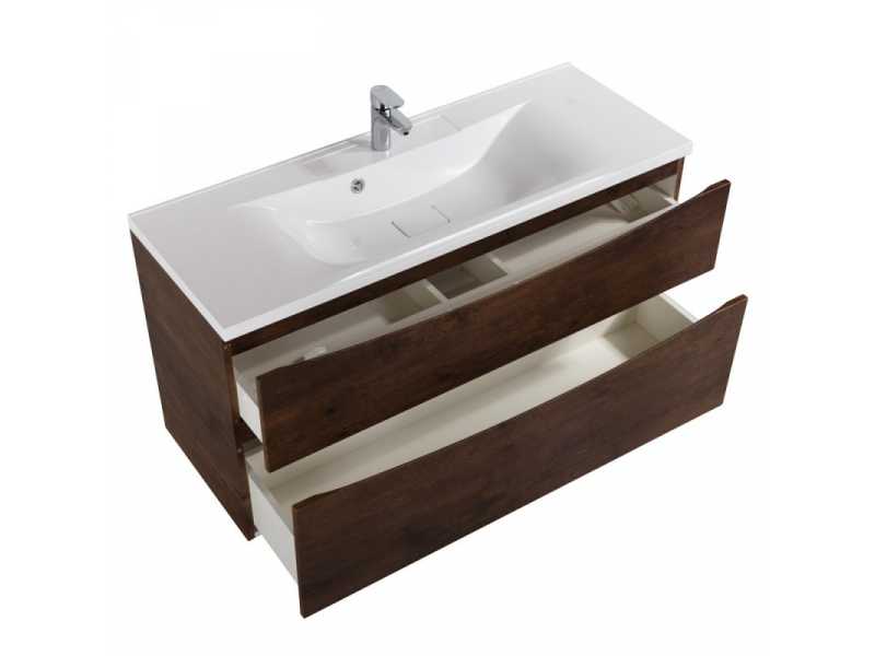 Купить Тумба под раковину BelBagno Marino 100 см, Rovere Moro - коричневый дуб, MARINO-H60-1000-2C-SO-RW-P