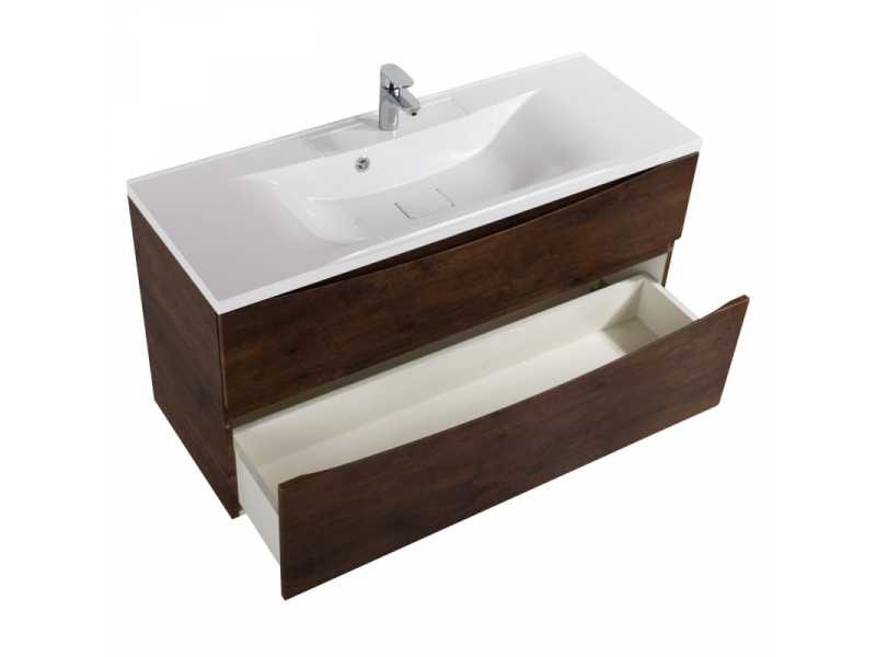 Купить Тумба под раковину BelBagno Marino 100 см, Rovere Moro - коричневый дуб, MARINO-H60-1000-2C-SO-RW-P