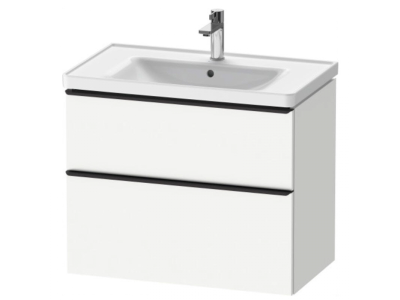 Купить Тумба под раковину Duravit D-Neo 80 см, белый глянцевый, DE435502222