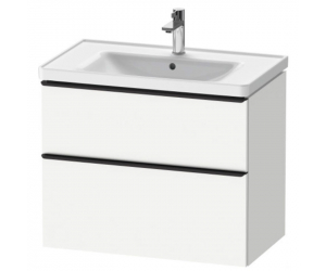 Тумба под раковину Duravit D-Neo 80 см, белый глянцевый, DE435502222