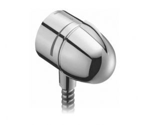 Шланговое подсоединение с вентилем Hansgrohe FixFit Stop, хром, 27452000