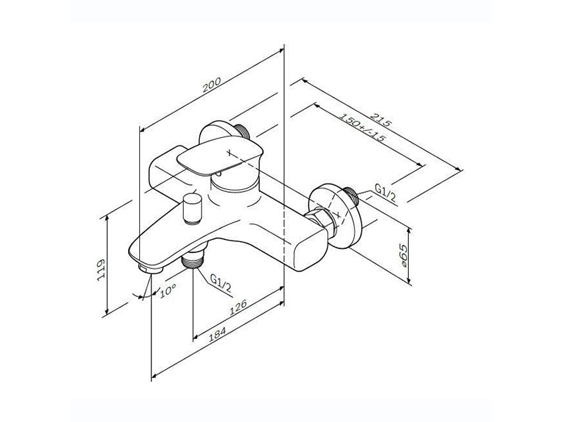 Купить Смеситель AM.PM Spirit V2.1 F71A10000