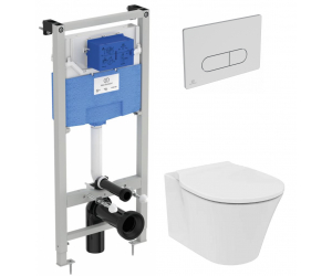 Инсталляция Ideal Standard Prosys с унитазом Connect Air Rimless, PR212101, сиденье микролифт, комплект
