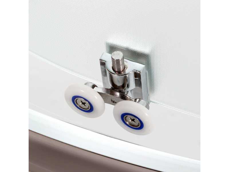 Купить Душевая кабина Deto D D90S LED 90 x 90 см, с крышей и LED подсветкой