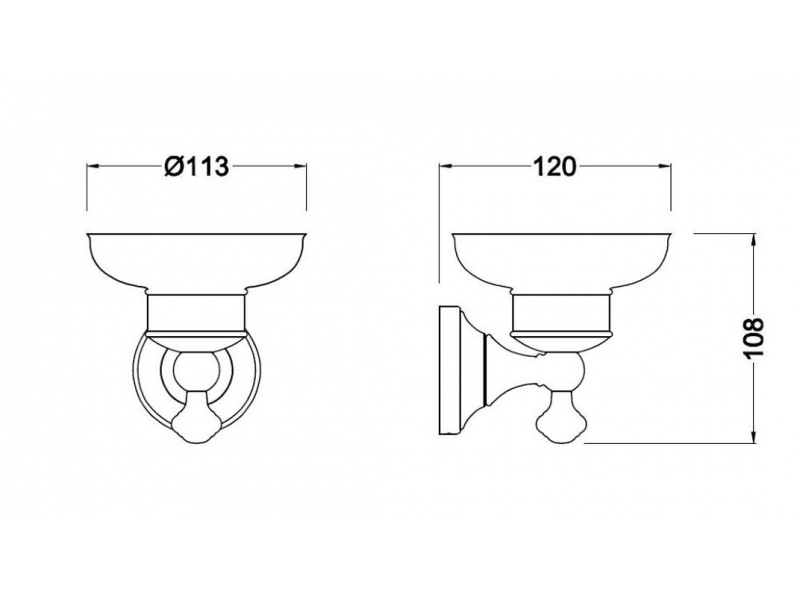 Купить Мыльница Schein Saine Chrome 7053004