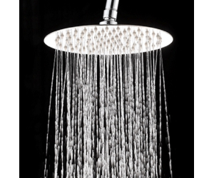 Верхний душ Aquanet Passion AF301-84-RXL, 40x40 см,1 режим струи, без держателя, хром (242980)
