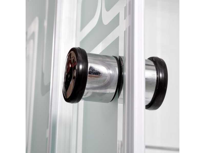 Купить Душевая кабина Deto Em EM2710 N 100 x 100 см, без крыши, Led-подсветка
