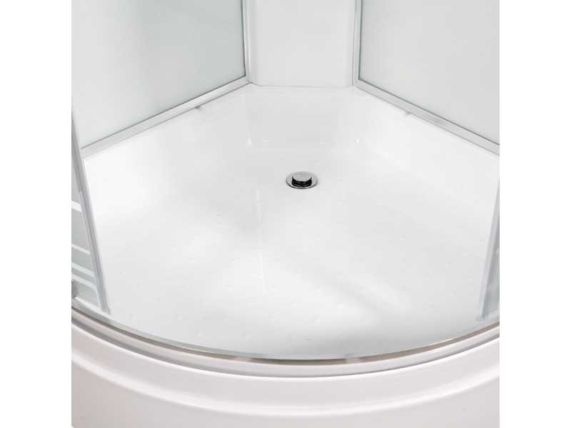 Купить Душевая кабина Deto Em EM2710 N 100 x 100 см, без крыши, Led-подсветка