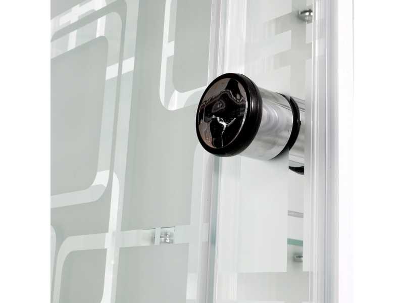 Купить Душевая кабина Deto Em EM2710 N 100 x 100 см, без крыши, Led-подсветка
