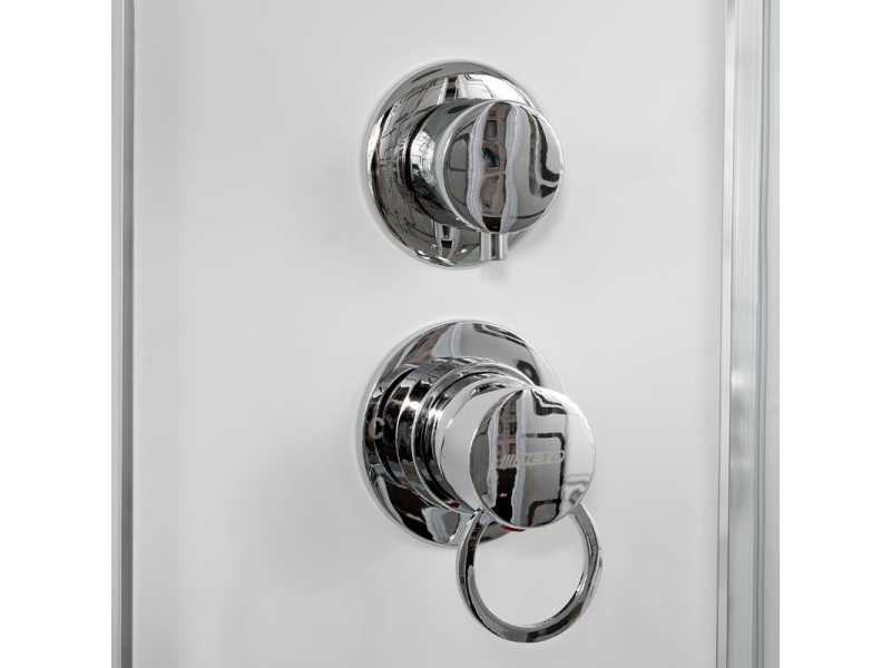 Купить Душевая кабина Deto Em EM2710 N 100 x 100 см, без крыши, Led-подсветка
