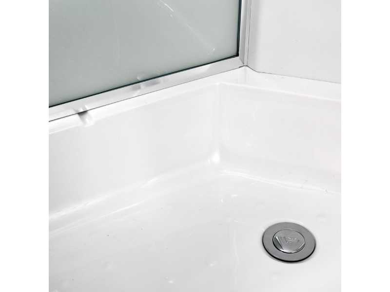 Купить Душевая кабина Deto Em EM2710 N 100 x 100 см, без крыши, Led-подсветка