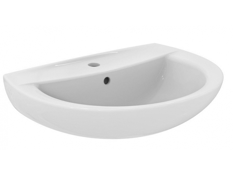 Купить Раковина Vidima СЕВА ДУО (BOX) (Seva Duo) W418661, подвесная, белая, 40*30 см