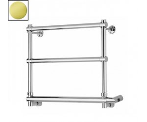 Полотенцесушитель электрический Margaroli Sole 540-3 BOX 5404703GDB, высота 44 см, ширина 57 см, золото