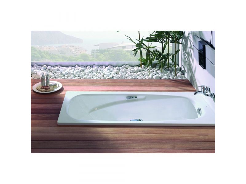 Купить Стальная ванна Gala Vanesa 170x75 х 42 см 67370, с ручками и шумоизоляцией (6737001)
