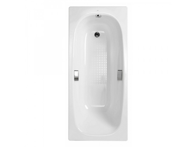 Стальная ванна Gala Vanesa 170x75 х 42 см 67370, с ручками и шумоизоляцией (6737001)