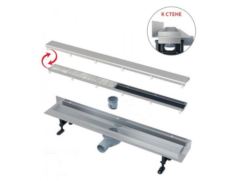 Купить Душевой лоток AlcaPlast APZ23-DOUBLE9-950