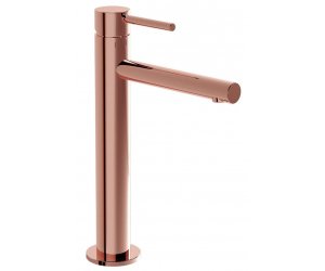 Смеситель Vitra Origin A4255726 высокий, для раковины чаши, медь