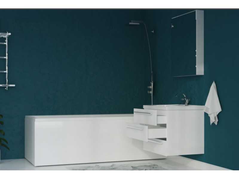 Купить Ванна акриловая 1MarKa Modern 175 x 70 см прямоугольная, белая (01мод17570)