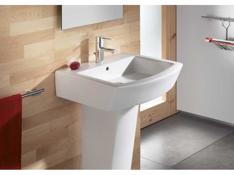 Купить Раковина Roca Hall 327881000 55 x 48,5 см на полупьедестале или накладная