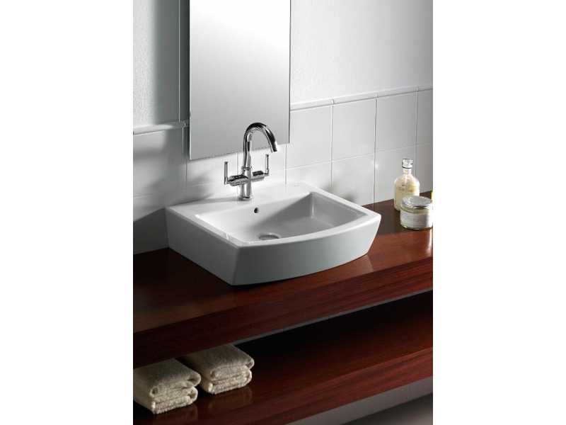 Купить Раковина Roca Hall 327881000 55 x 48,5 см на полупьедестале или накладная