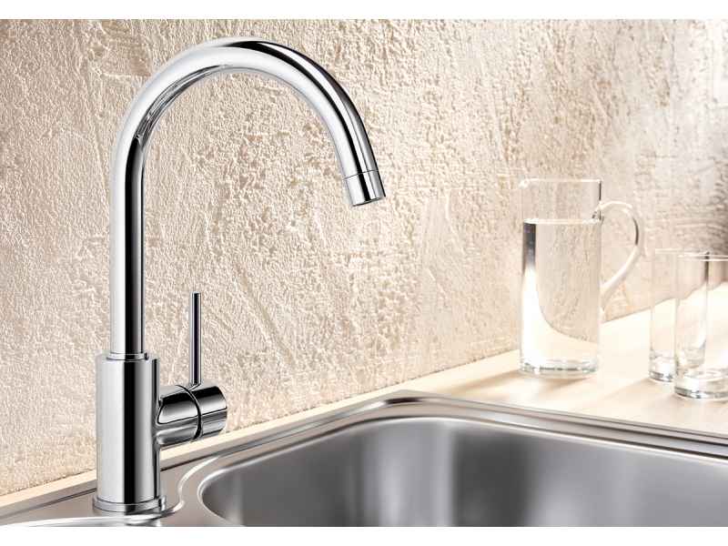 Купить Смеситель Blanco Mida 524201 для кухни хром